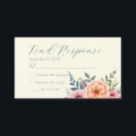 Peach and Petal Dream Enclosure Card<br><div class="desc">Let's bring your love story to life with our "Peach and Petal Dream" invitation suite. This design features a gentle blend of soft pink and peach watercolor florals, creating a romantic and elegant feel. The delicate flowers are arranged gracefully at the bottom of the card, perfect for a garden or...</div>