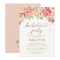 Peach and Pink Peony Flowers Bachelorette Party