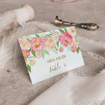 Peach and Pink Peony Wedding Escort Place Cards<br><div class="desc">These peach and pink peony flowers wedding escort place cards are perfect for an elegant wedding. The floral design features a beautiful arrangement of watercolor peonies in shades of blush and coral matched with dainty faux gold foil calligraphy. Personalize with the guest name and table number and purchase each card...</div>