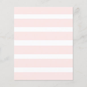 Peach and White Striped Scrapbook Paper