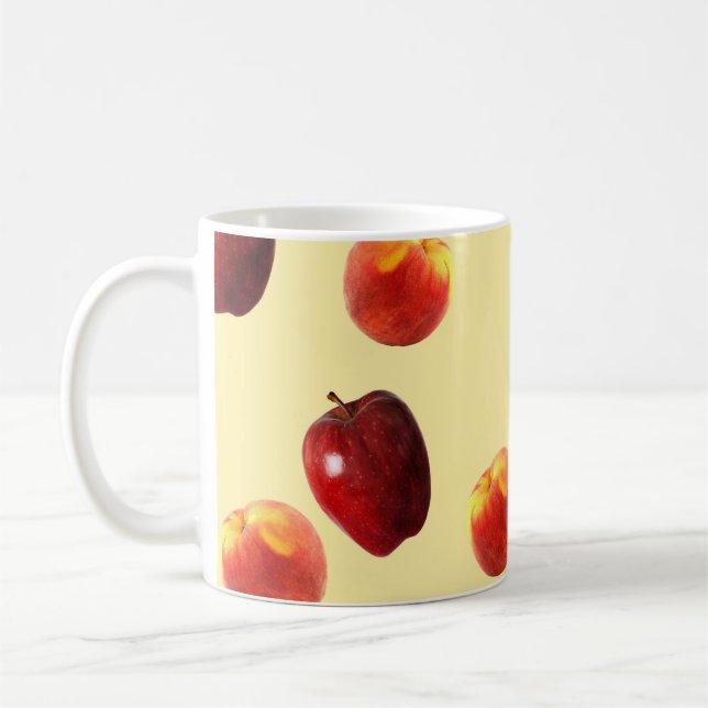 Peach Apple Mug (Left)