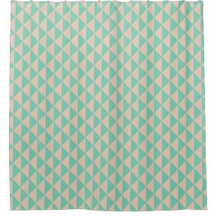 Peach And Mint Green Shower Curtains Zazzle Peach Arrows Changeable Mint Background Color Shower Curtain