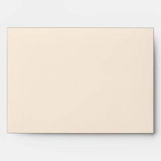Peach Art Deco Circles Wedding Envelope
