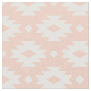 Peach Aztec Fabric