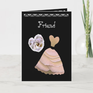Peach Be My Bridesmaid Wedding Invitation