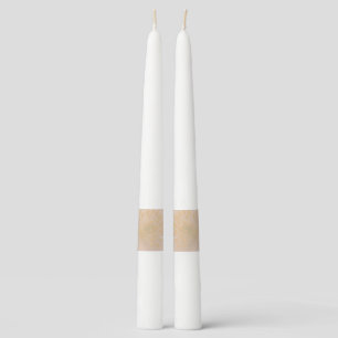Peach blossom funeral memorial taper candle