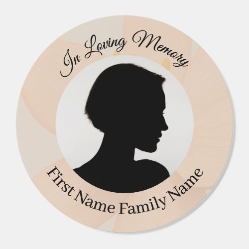 Peach blossom memorial stickers
