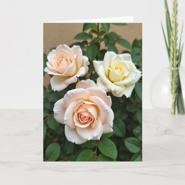 Peach Blossom Mothers Card (Front)