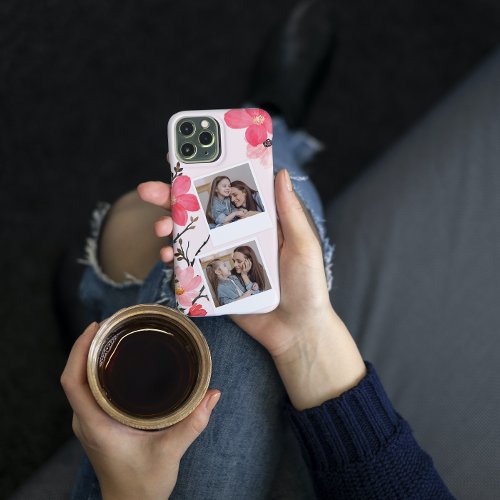 Peach Blossom Mothers Day Photo Phone Case