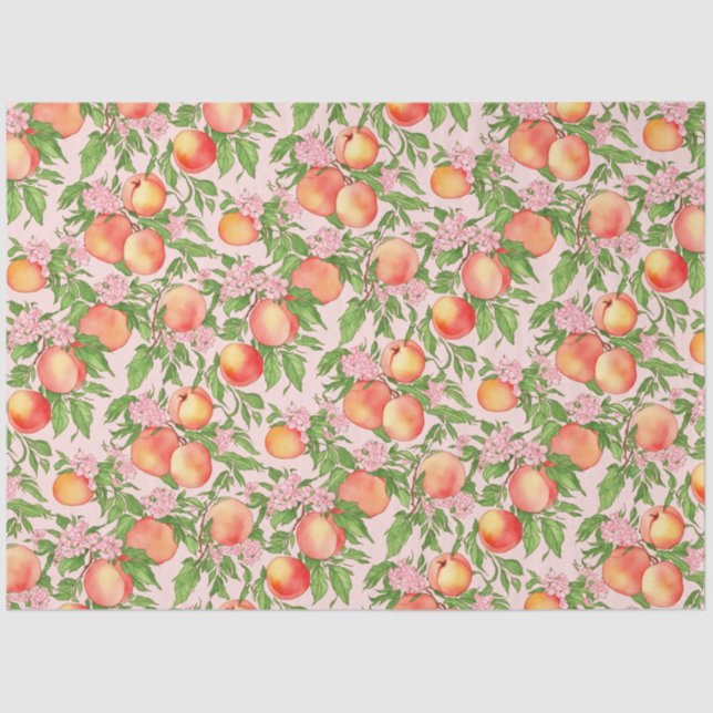 Peach Blossom Tissue Paper (Front)