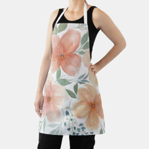 Peach Blossoms Apron
