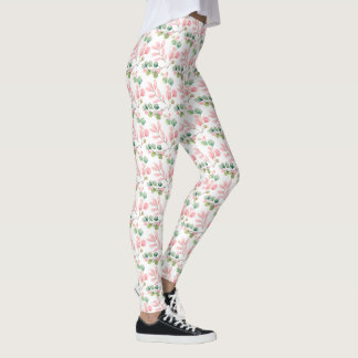 Peach Blossoms Leggings