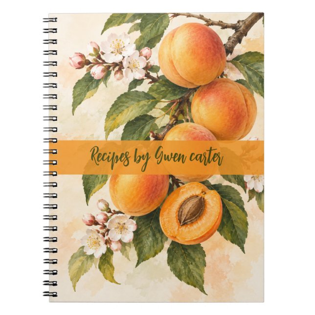  Peach Blossoms Notebook (Front)