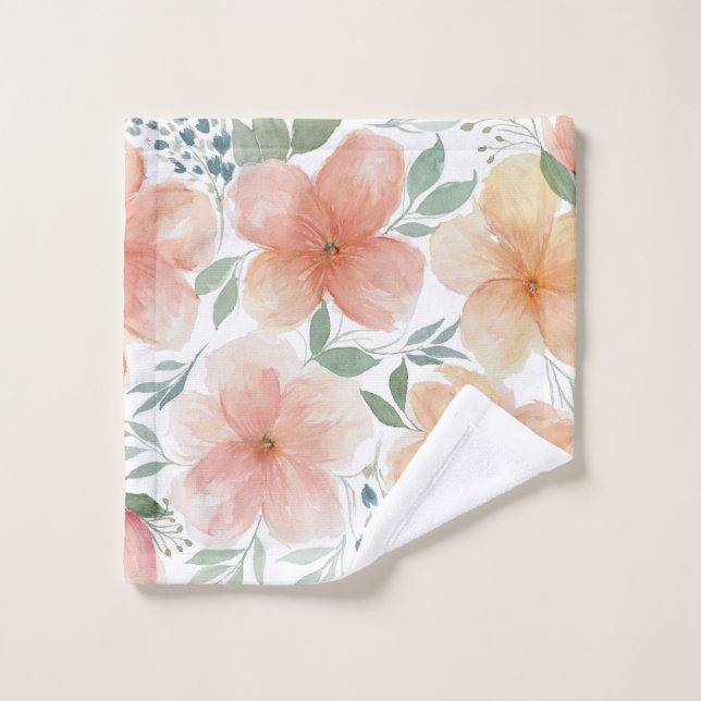 Peach Blossoms  Wash Cloth (Wash Cloth)