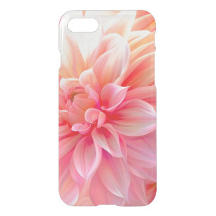 Peach Blush Dahlia Blossom iPhone SE/8/7 Case