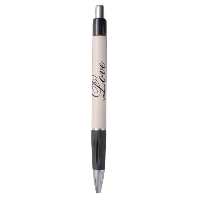 Peach Blush Love Always Wedding Pen (Front Vertical)