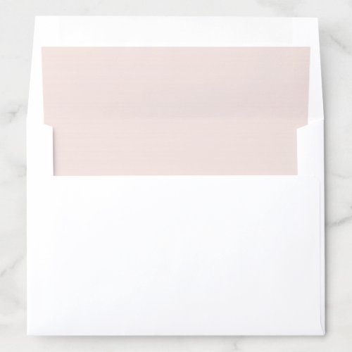 Peach Blush Pink Wedding Envelope Liner