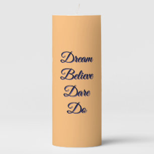 Peach Candle - Inspirational Motivational Decor