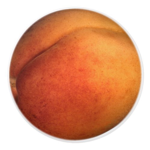 Peach Ceramic Knob