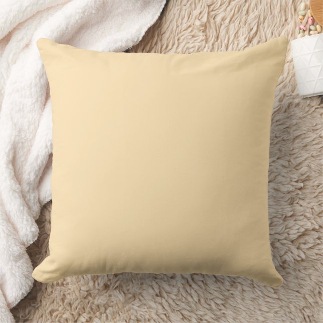 Peach Color Throw Pillow (Blanket)