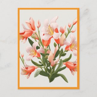PEACH COLORED FLOWERS #1