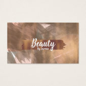 Peach & Copper Bronze Chic Modern Brush Stroke (Front)