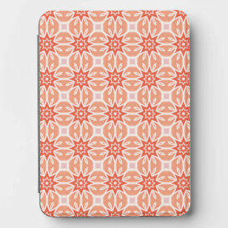 Peach Coral Starburst Geometric Pattern Kindle Cover