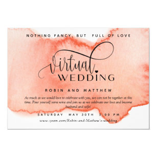 Virtual Wedding Invitations Zazzle