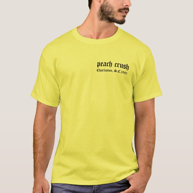Peach Crush borzoi tee (Front)