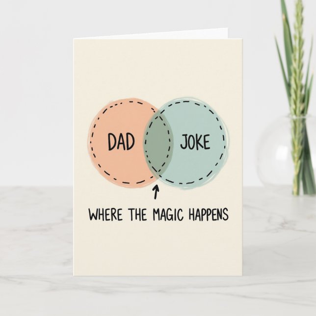 Peach Dad Joke Card (Front)