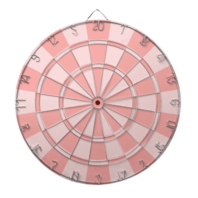Peach Dartboard With Darts (Front)