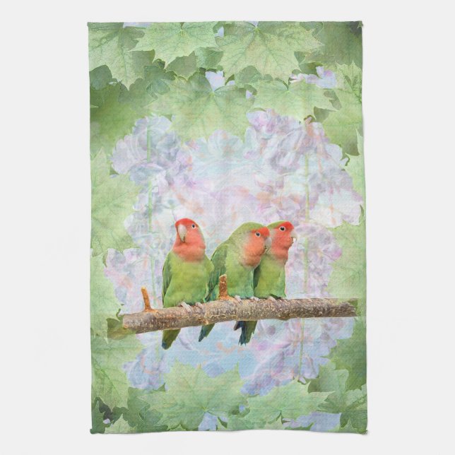 Peach Delight Kitchen Towel (Vertical)