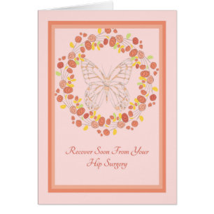 Peach Designer Card for Hip Surgery