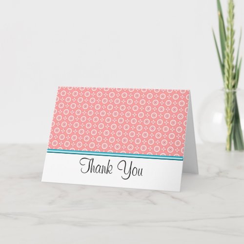 PEACH DOT Wedding Thank You Notes