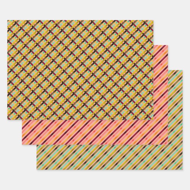 Peach Drawer Shelf Liner Or as Pretty Gift Wrap (Set)