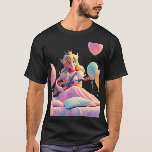 Peach Dreams – Clairo-Inspired Lofi Album Tee (Front)