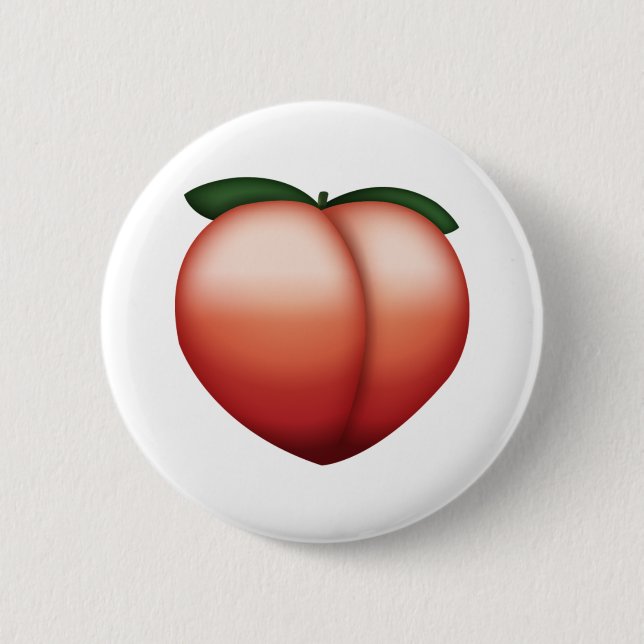 Peach - Emoji Button (Front)