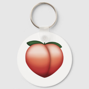 Peach - Emoji Keychain