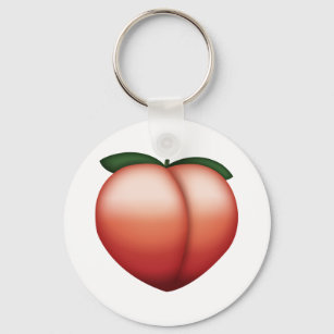 Peaches and Eggplants Emojis Pattern Art Print