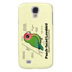 Peach-faced Lovebird Statistics Case-Mate Barely There Samsung Galaxy S4 Case
