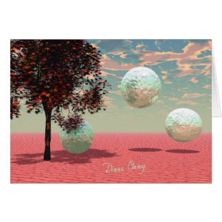 Peach Fantasy – Teal and Apricot Retreat Cards