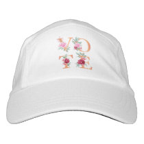 Peach Floral Elegant Feminine Go Vote Hat