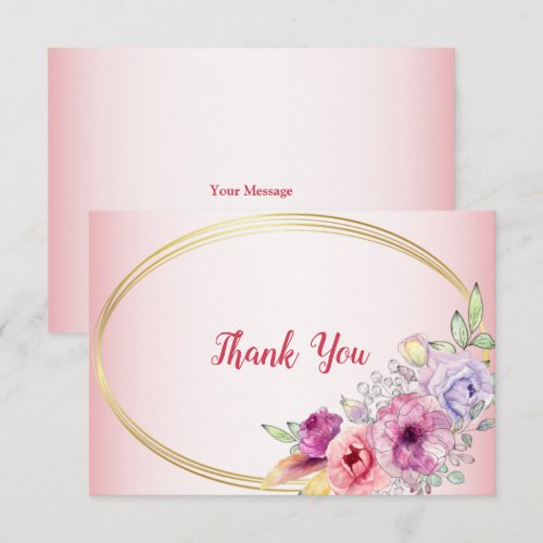 Peach Floral Gold Geometric Watercolor Wedding