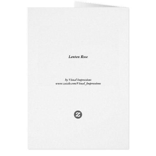 Peach Flower Card (Back)