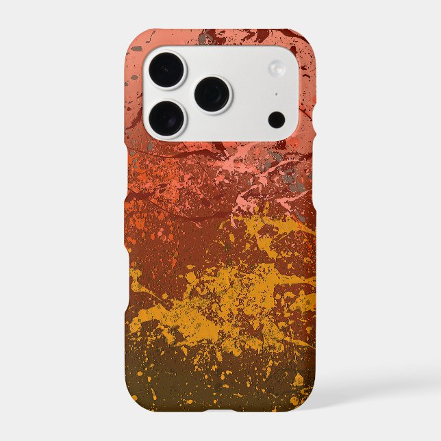 Peach Flurry Case-Mate iPhone Case (Back)