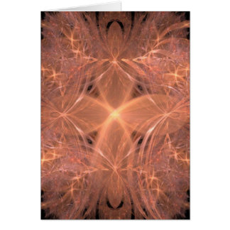 Peach Fractal Cards