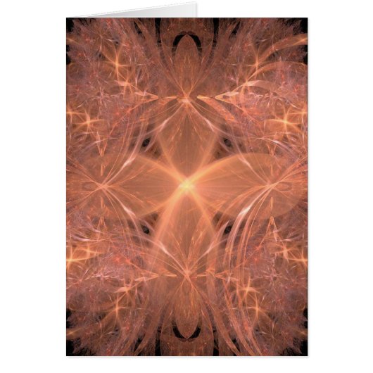 Peach Fractal Cards (Front)