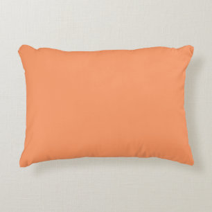 Peach Fruit Accent Pillow