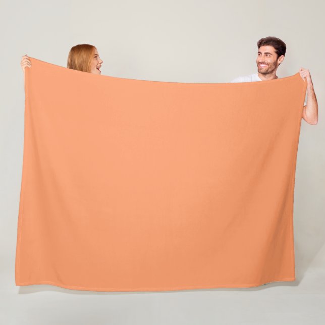 Peach Fruit Fleece Blanket (In Situ)