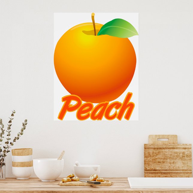 Peach Fruit Poster (Creator Uploaded)